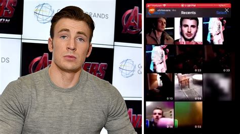 chris.evan nudes|Chris Evans Accidentally Leaks Nude Photos in Instagram Video.